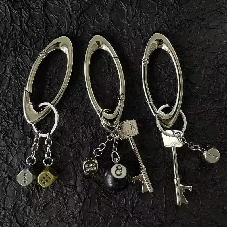 Retro Dice Keychain